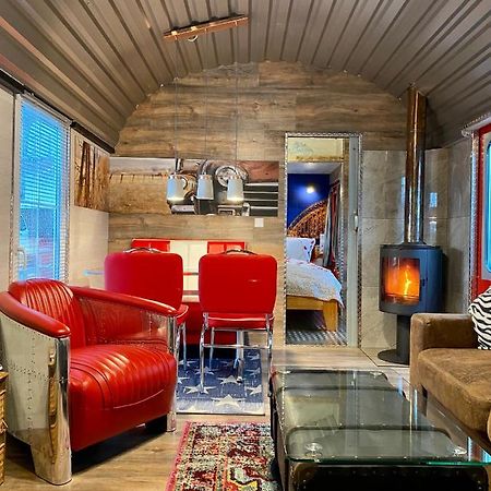 Gleis 2, Waggon Mit Ofen, Optional Mit Whirlpool Und Sauna Dahlem  Esterno foto