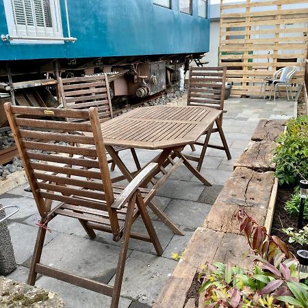 Gleis 2, Waggon Mit Ofen, Optional Mit Whirlpool Und Sauna Dahlem  Esterno foto