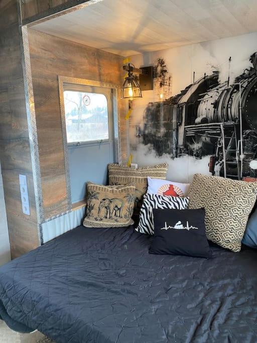 Gleis 2, Waggon Mit Ofen, Optional Mit Whirlpool Und Sauna Dahlem  Esterno foto