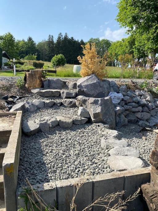 Gleis 2, Waggon Mit Ofen, Optional Mit Whirlpool Und Sauna Dahlem  Esterno foto