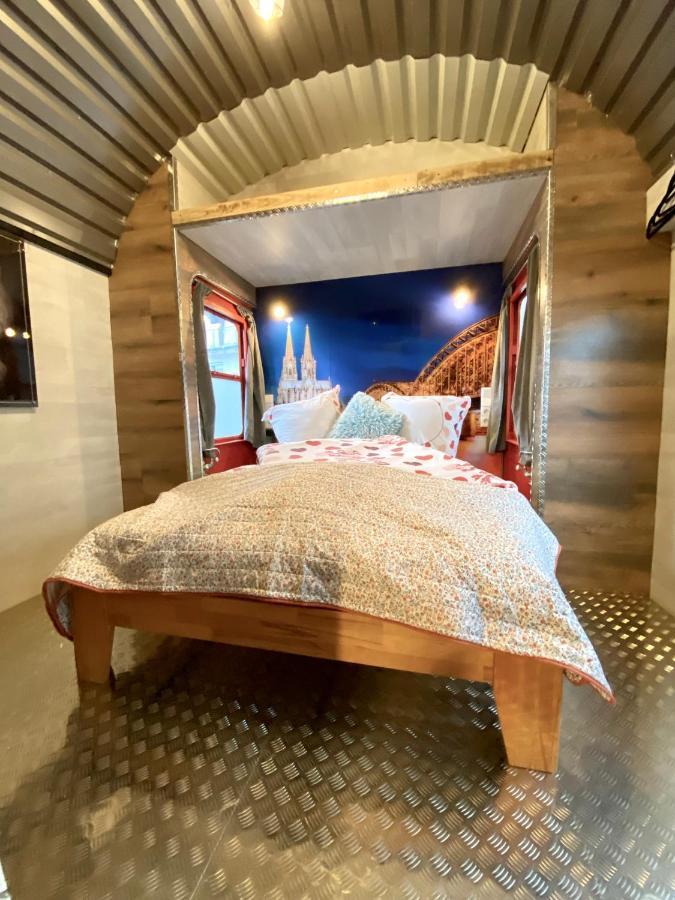 Gleis 2, Waggon Mit Ofen, Optional Mit Whirlpool Und Sauna Dahlem  Esterno foto