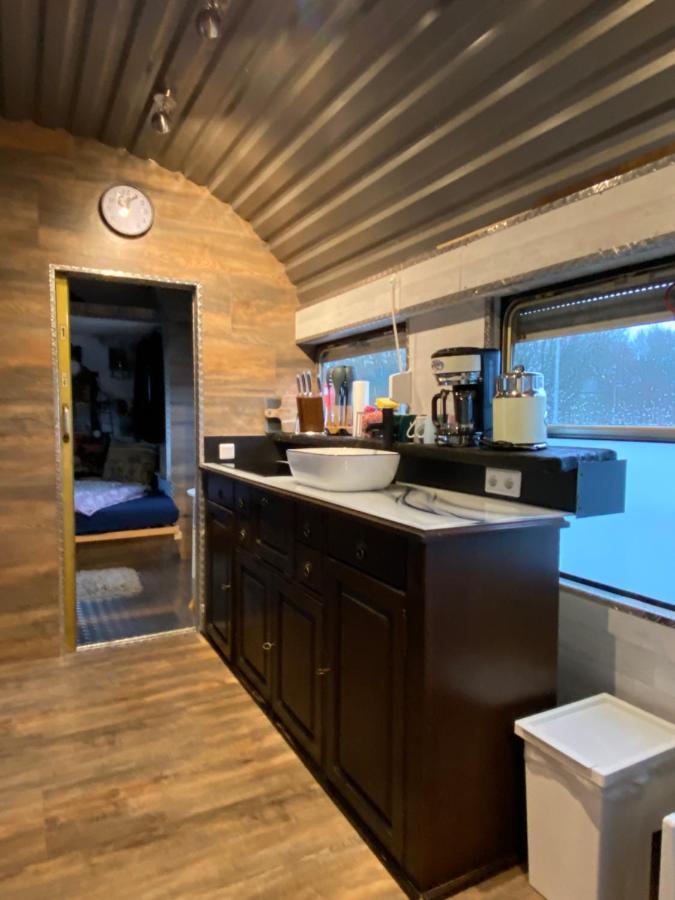 Gleis 2, Waggon Mit Ofen, Optional Mit Whirlpool Und Sauna Dahlem  Esterno foto