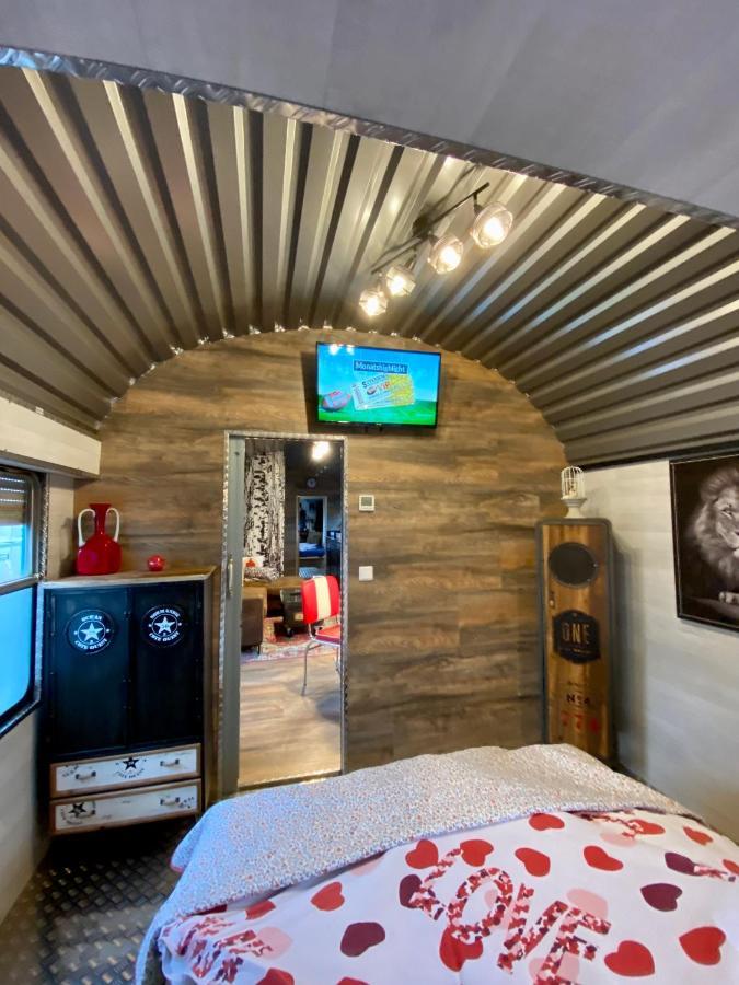 Gleis 2, Waggon Mit Ofen, Optional Mit Whirlpool Und Sauna Dahlem  Esterno foto