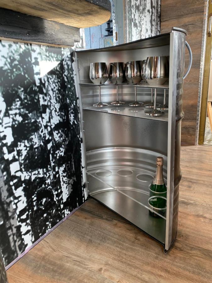 Gleis 2, Waggon Mit Ofen, Optional Mit Whirlpool Und Sauna Dahlem  Esterno foto